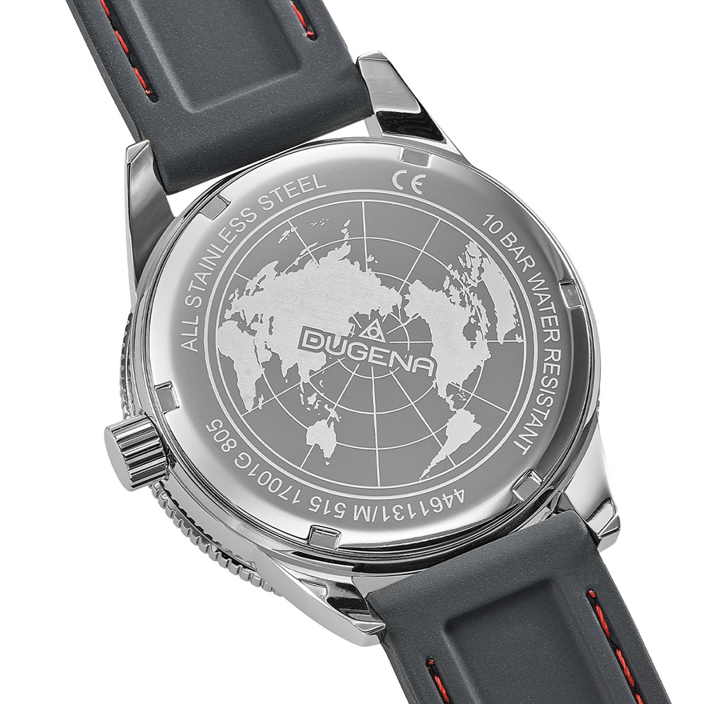 GMT Schwarz Silikonband